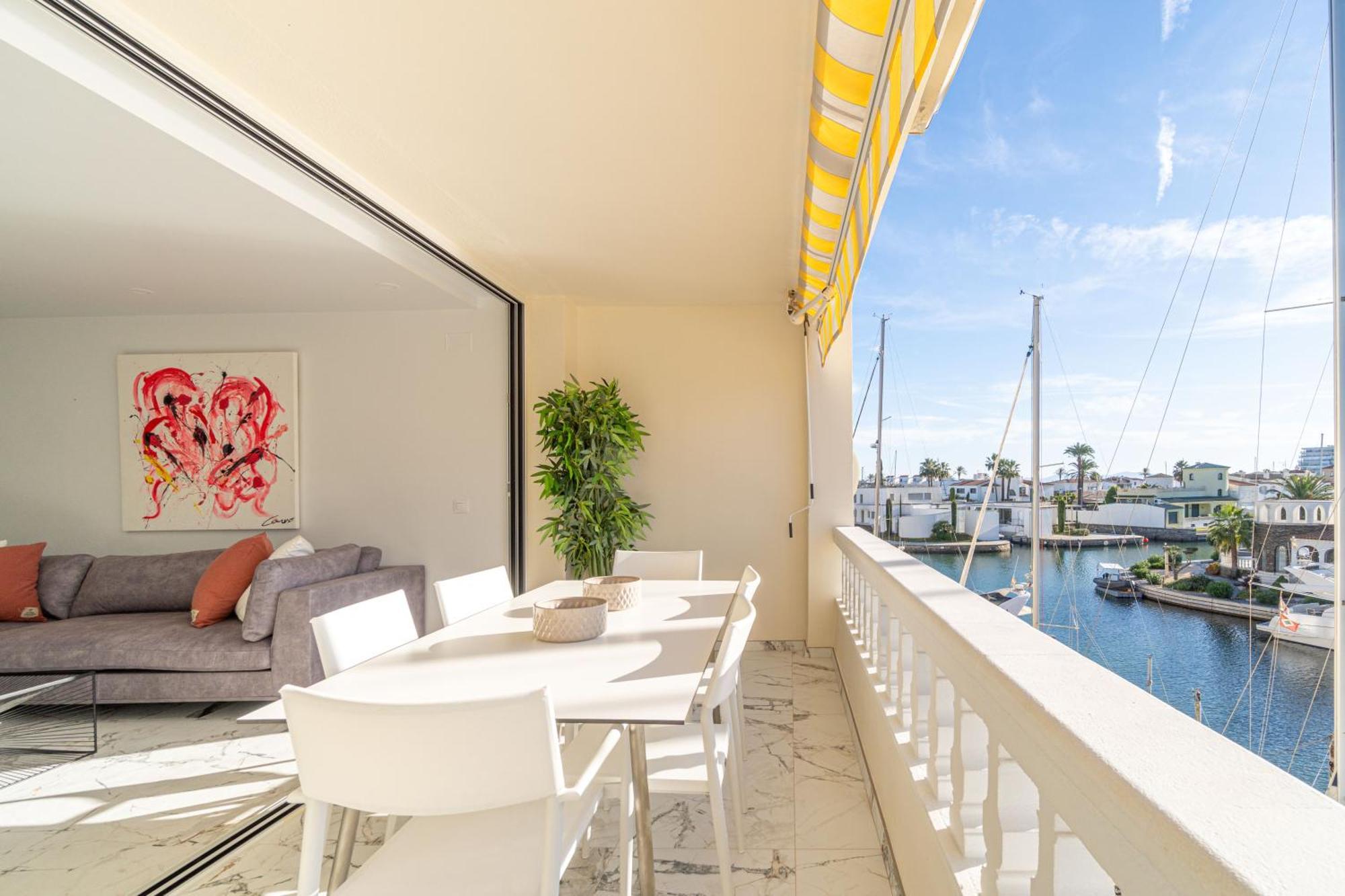 Apartamento Moderno Apartamento Frente Al Canal Con Terrazas Ampuriabrava Exterior foto